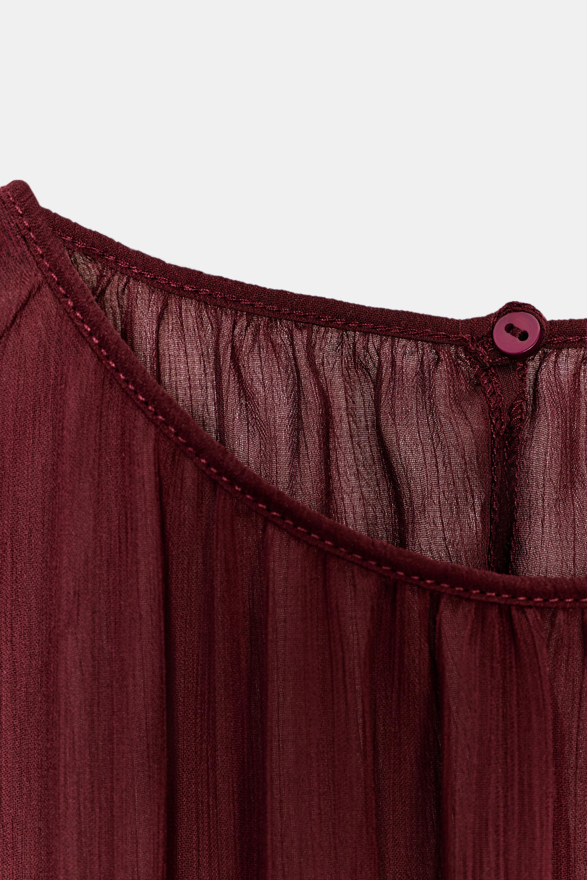 COMBINATION GEORGETTE TOP